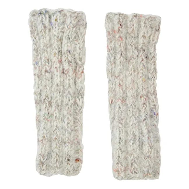 Mitones de alpaca y lana | Blanco Roto