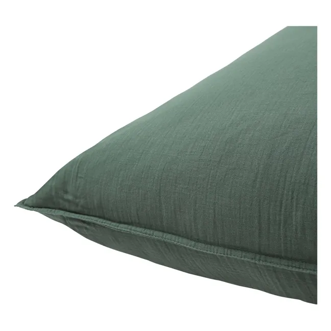 Dili pillow case in cotton voile | Bluish grey