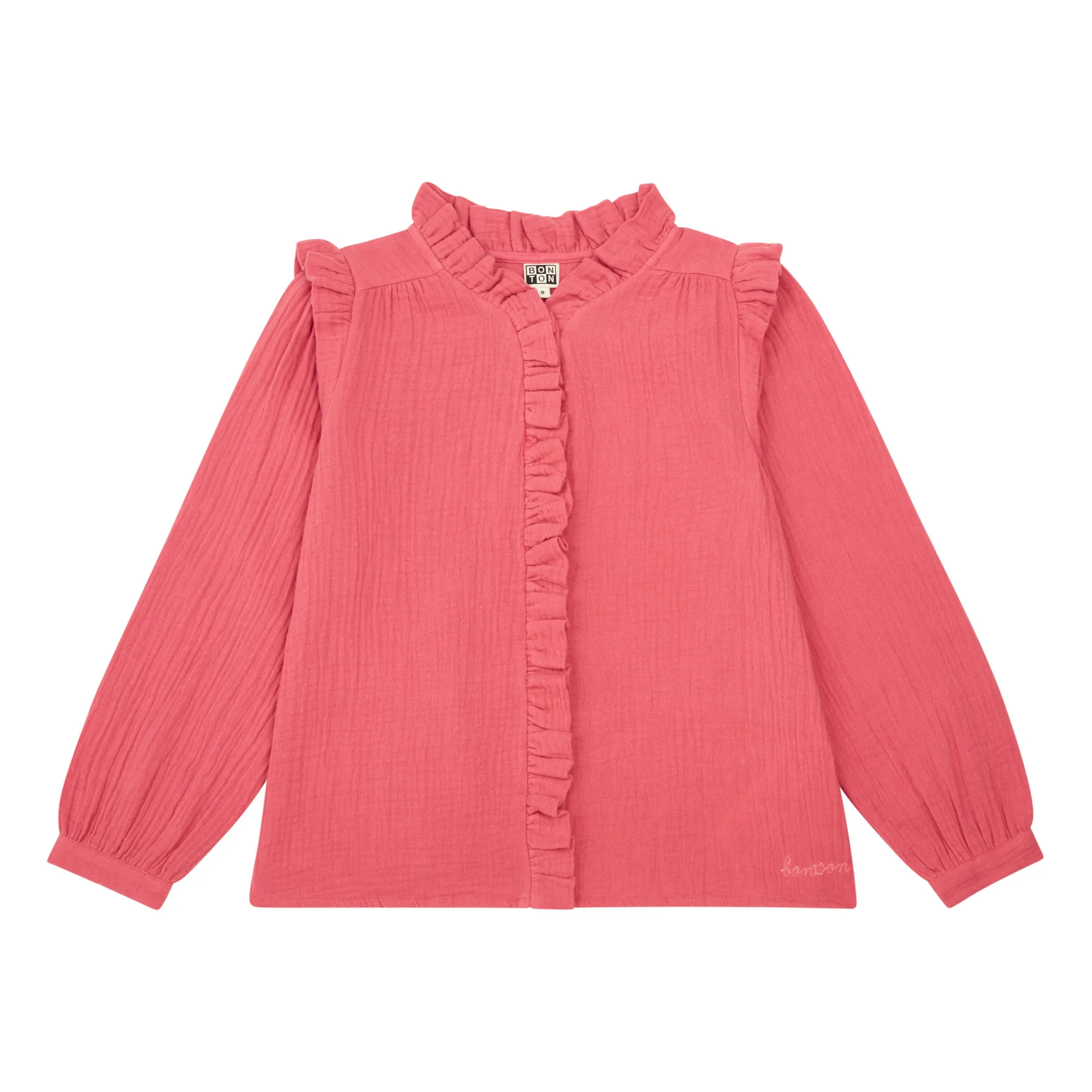 Bonton Pink Dory Cotton Gauze Blouse