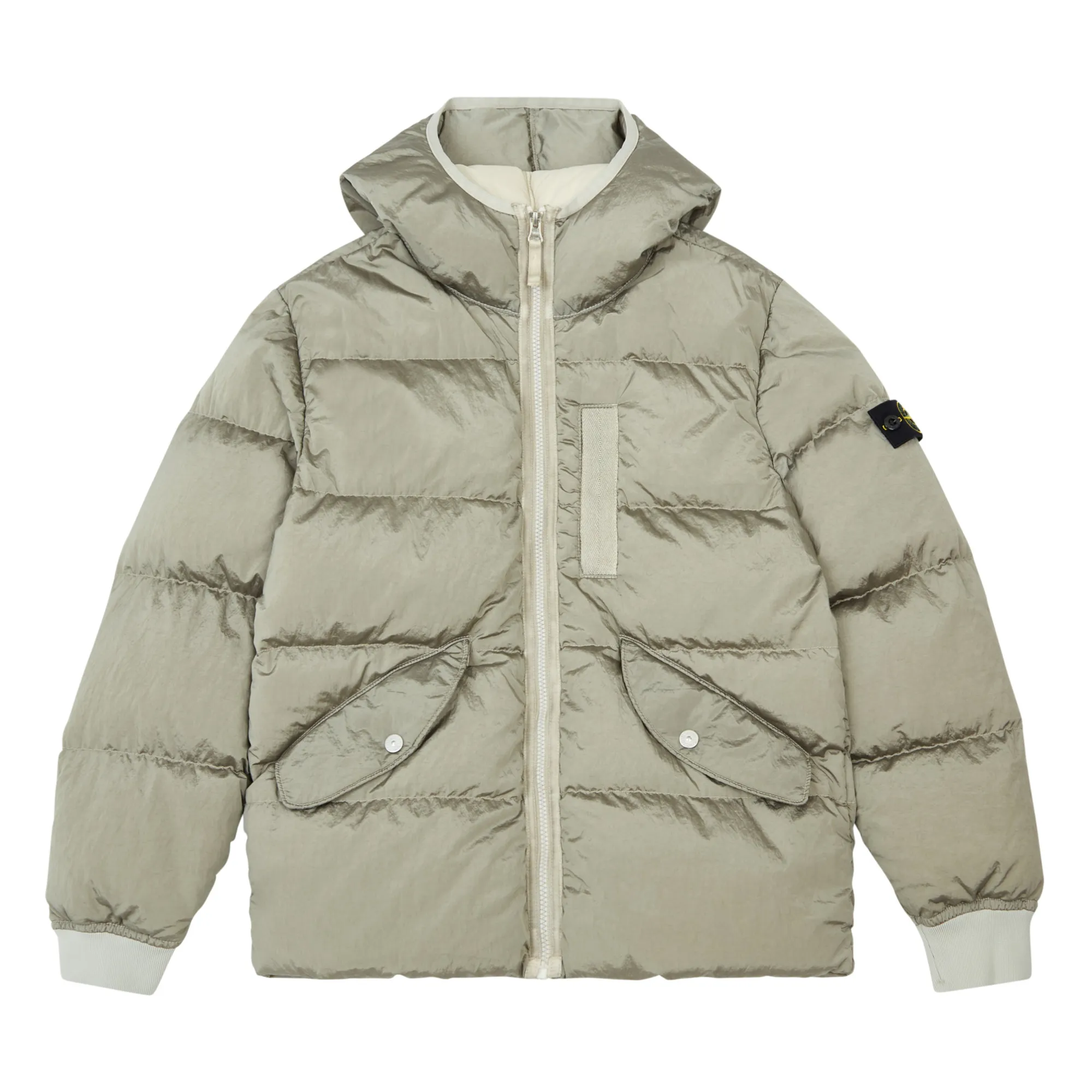 Stone Island Grey Plain Coat