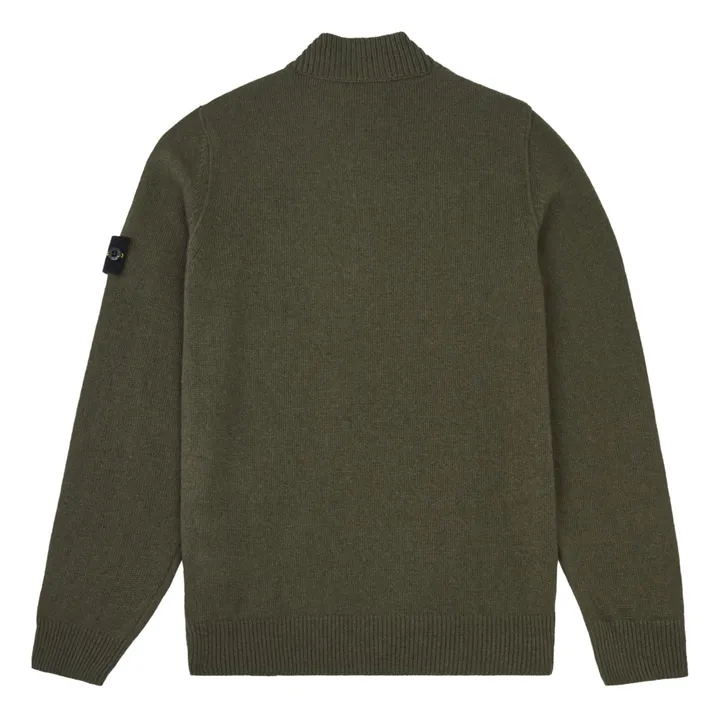 Pull Col Camionneur  | Vert kaki- Image produit n°2