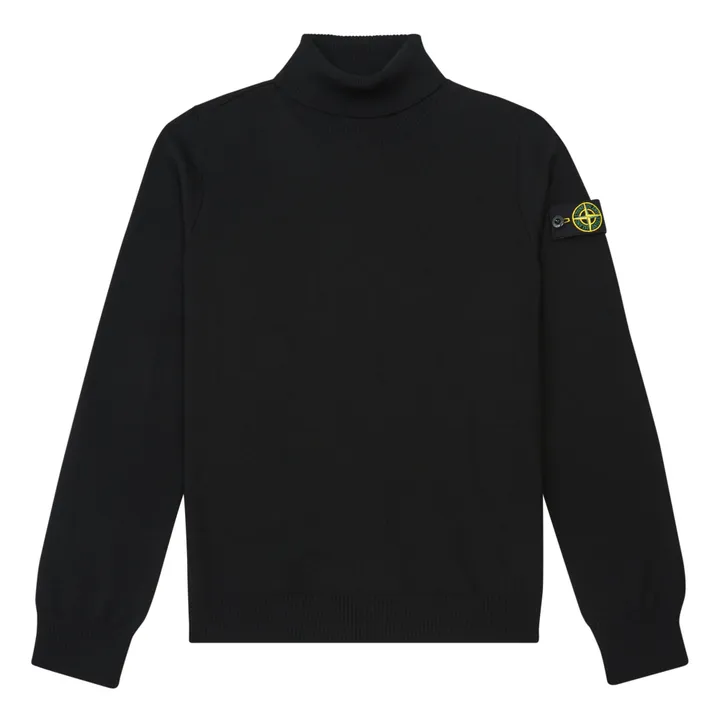 Stone Island - Funnel Neck Sweater - Black | Smallable Stone Island - Funnel Neck Sweater - Black | Smallable