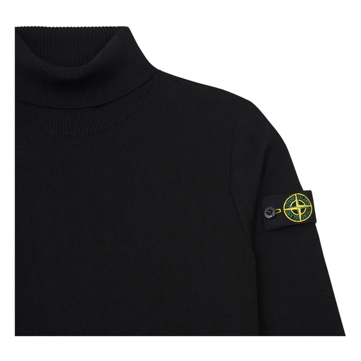 Pull Col Cheminé | Noir- Image produit n°1