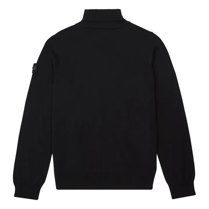 Pull Col Cheminé | Noir- Image produit n°2