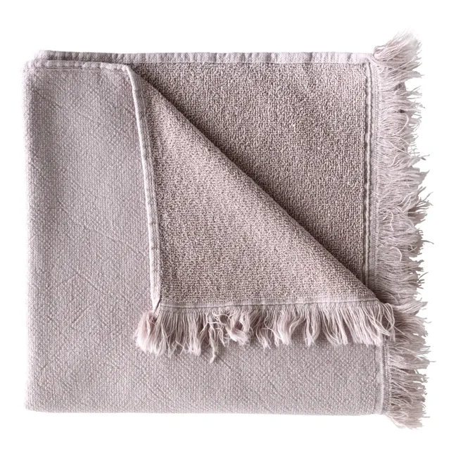 Luna organic cotton bath towel  | Pale pink