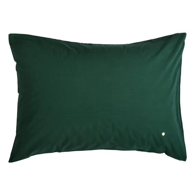 Fodera cuscino Celeste | Verde scuro