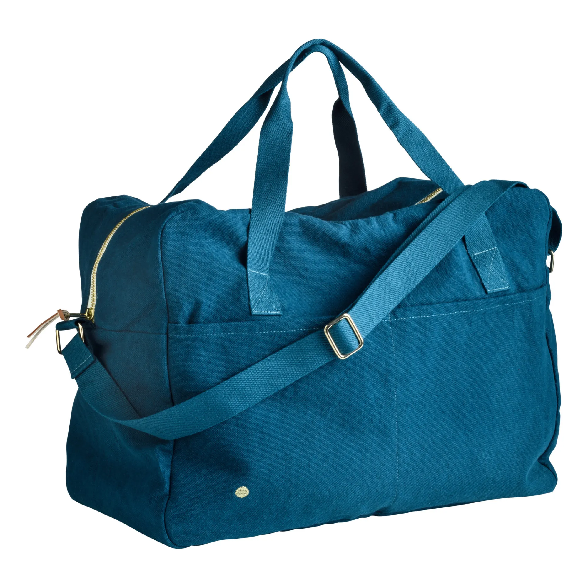 La Cerise Sur Le Gâteau Peacock Blue Travel Bag