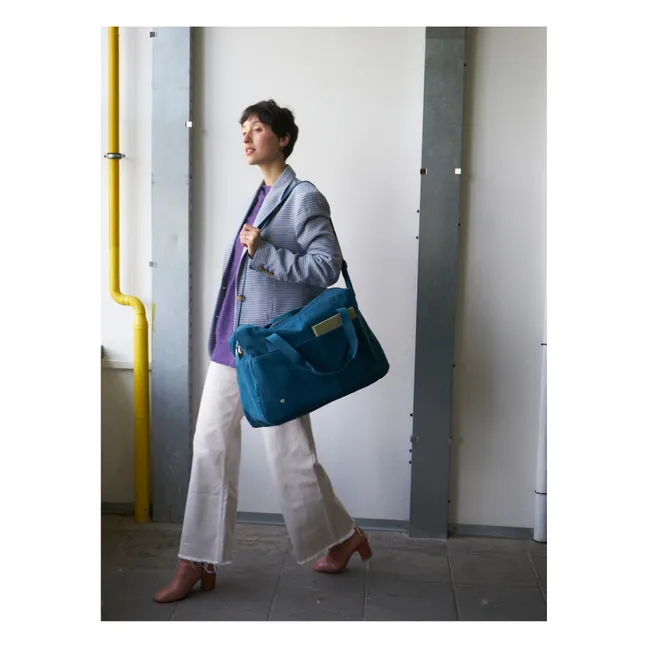 Travel bag | Peacock blue