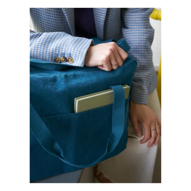 Travel bag | Peacock blue