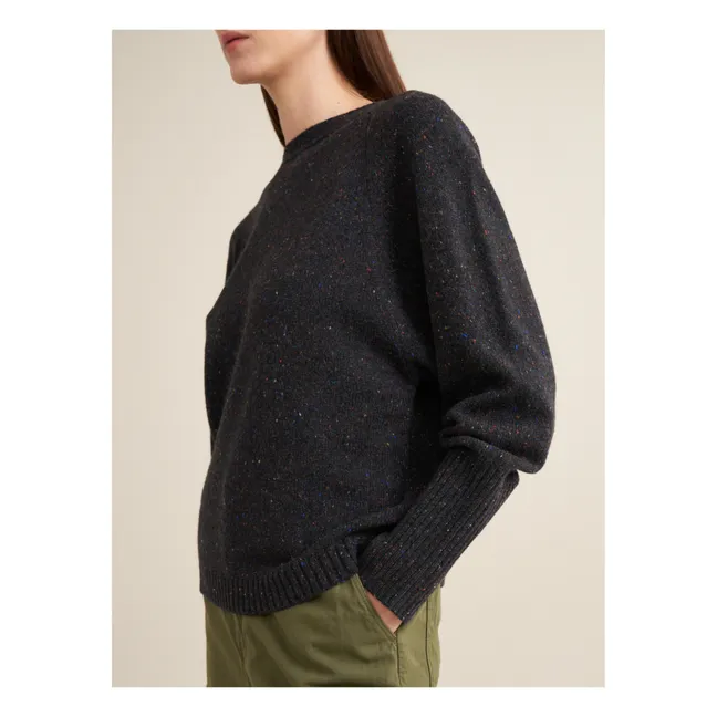 Suéter de lana reciclada Kear - Colección Mujer | Carbón