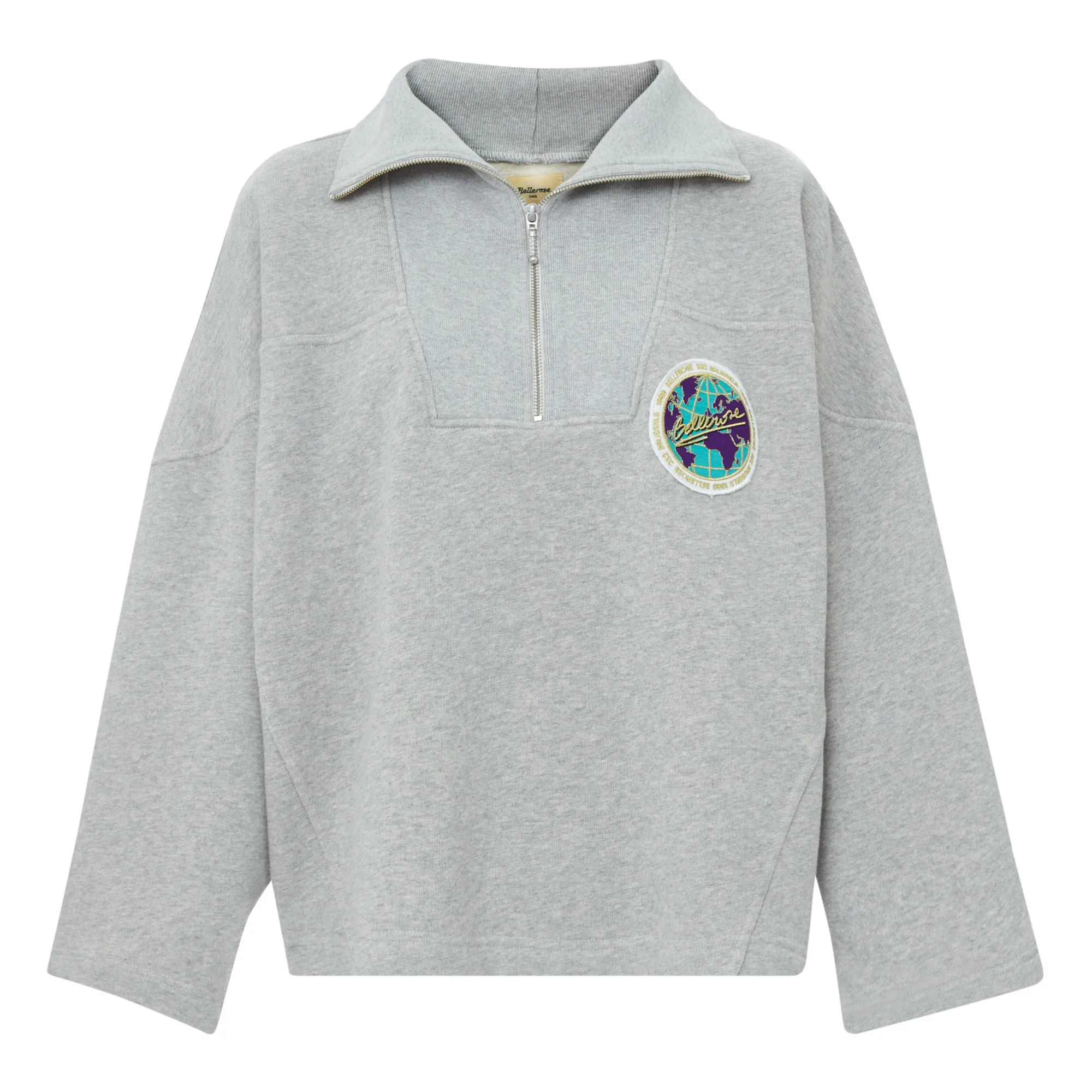 Bellerose Women's Heather Grey Faso Sweatshirt - Collection