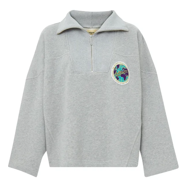 Sweat Faso - Collection Femme | Gris chiné