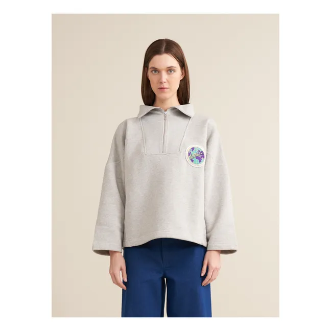 Sweat Faso - Collection Femme | Gris chiné