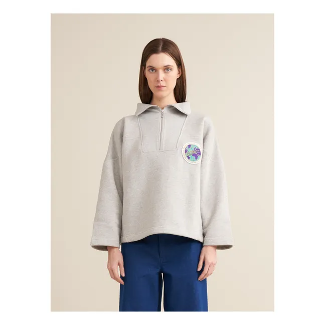 Sweatshirt Faso - Damenkollektion | Grau Meliert