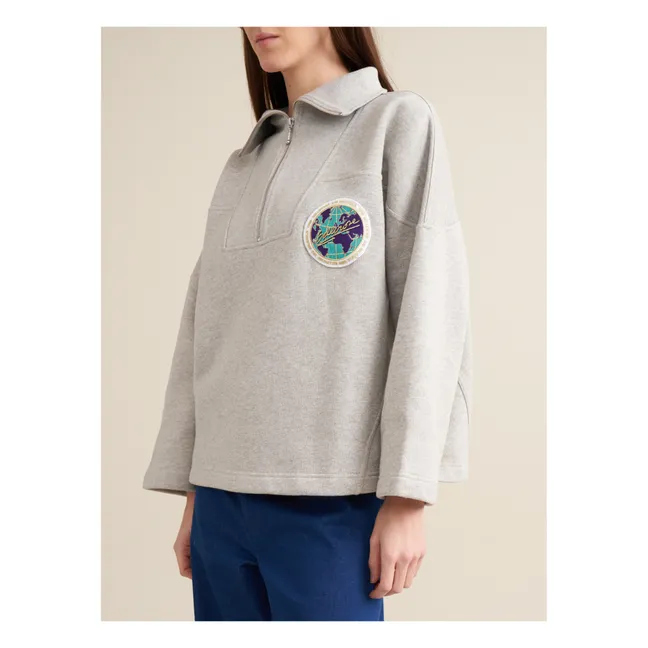 Sweatshirt Faso - Damenkollektion | Grau Meliert