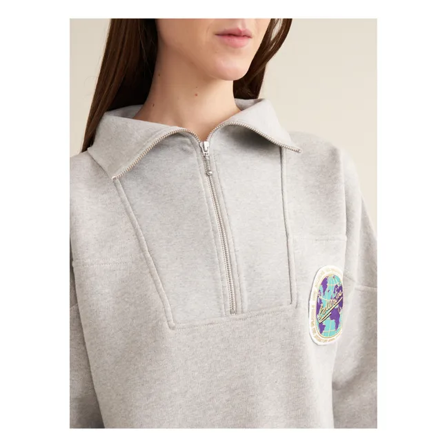 Sweat Faso - Collection Femme | Gris chiné