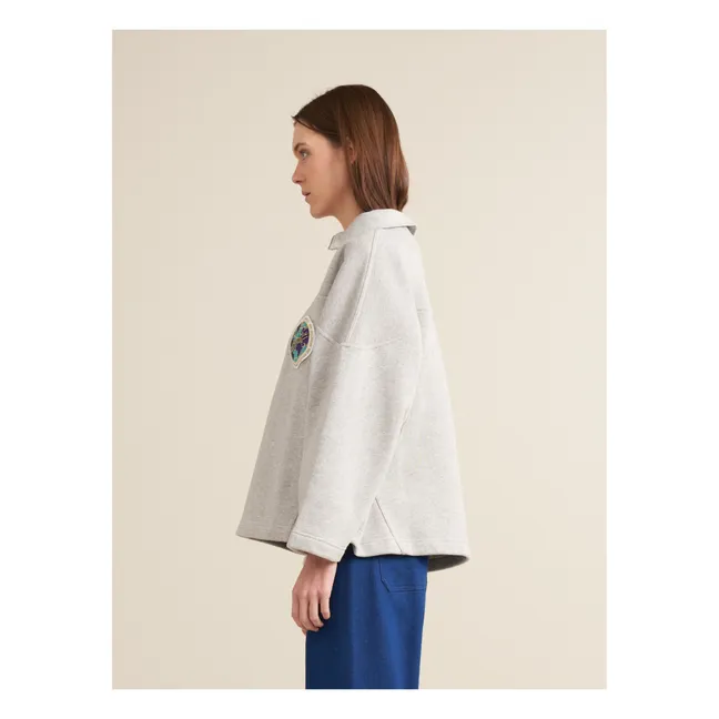 Sweat Faso - Collection Femme | Gris chiné