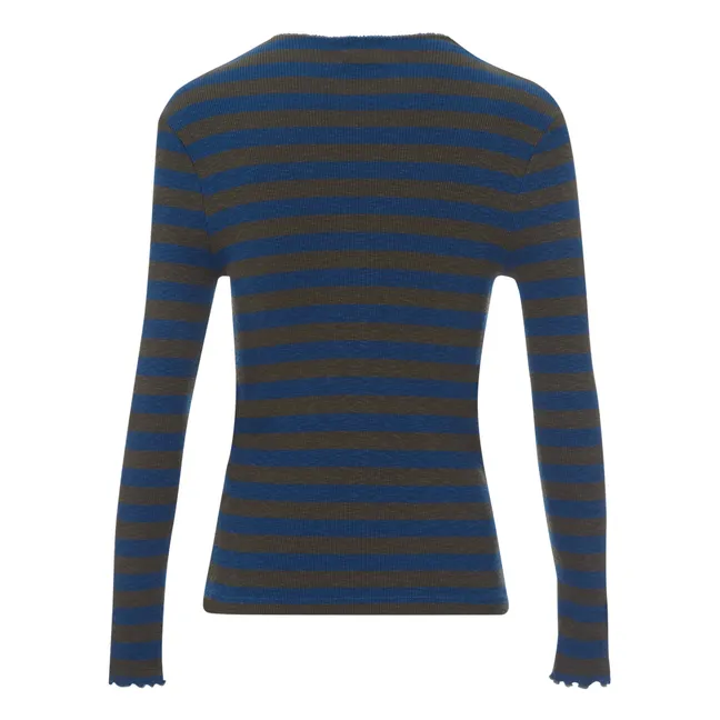 T-shirt Niba Rayures - Collection Femme | Bleu