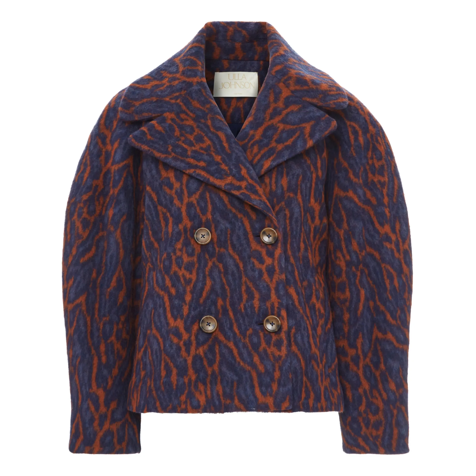 Ulla Johnson Blue Dorothea Wool Coat