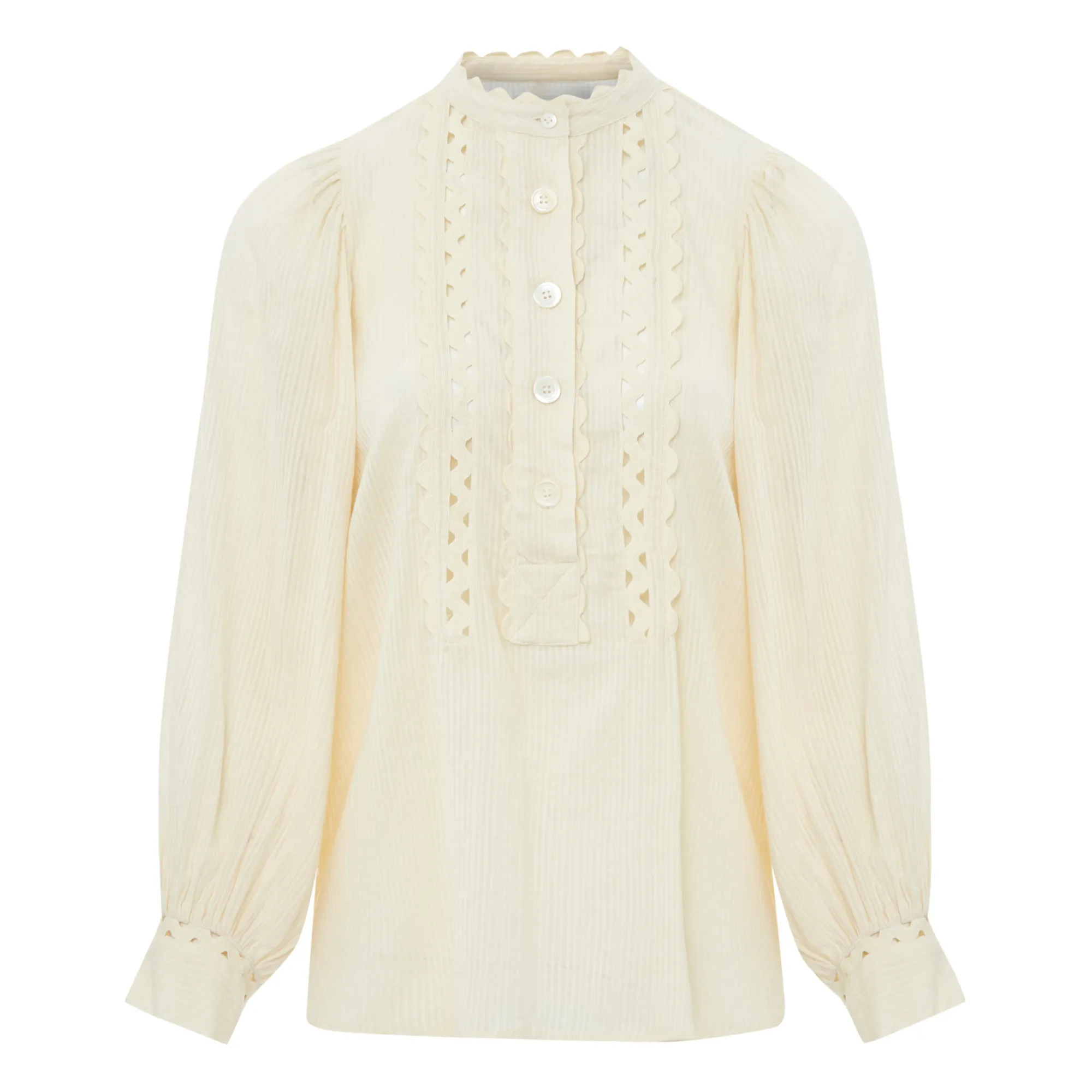 Antik Batik Cream Aya Blouse