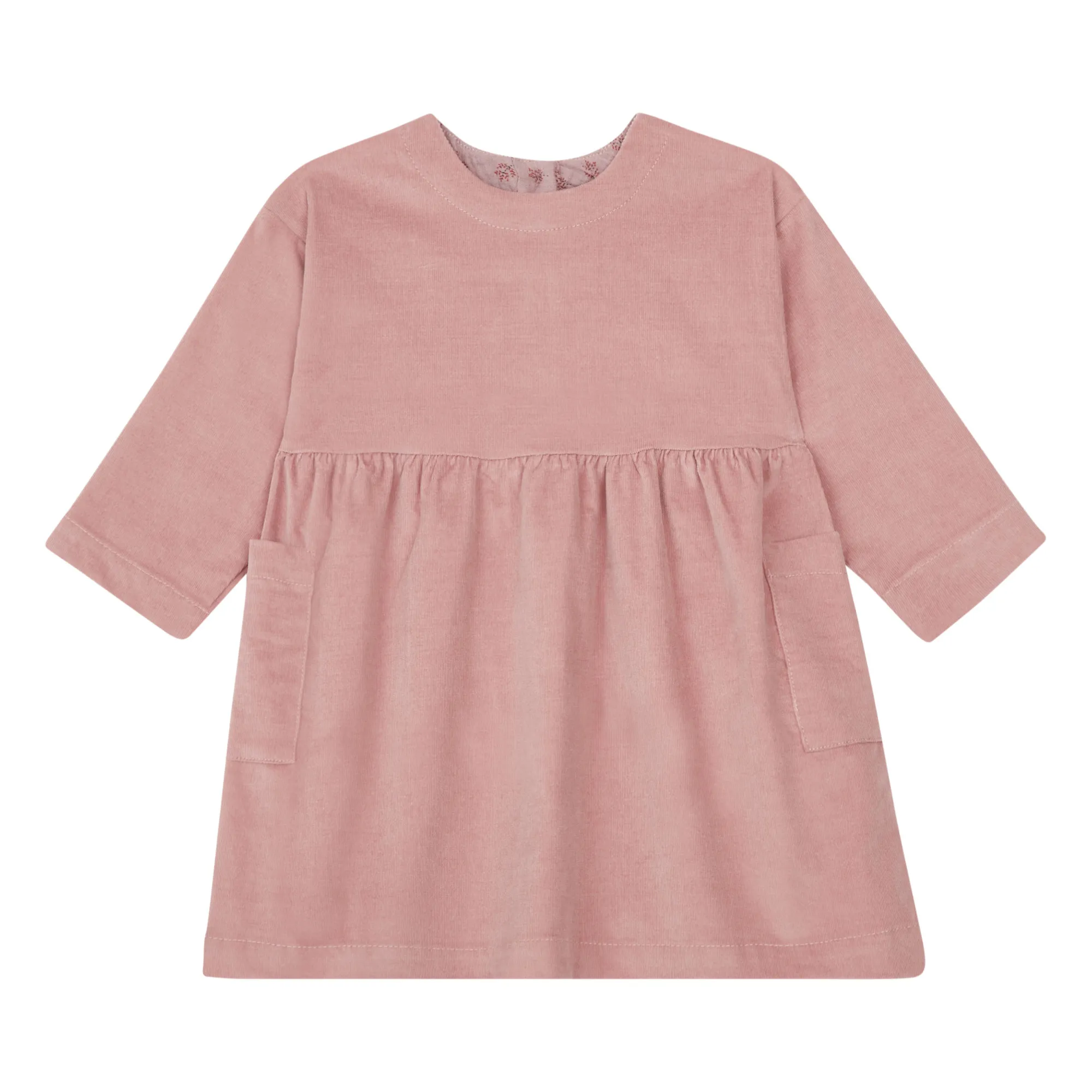 Babe & Tess Pink Milleraies Velvet Dress