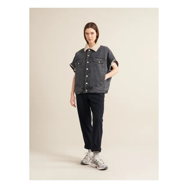 Ponca Jacke Bio-Baumwolle - Damenkollektion | Used Black