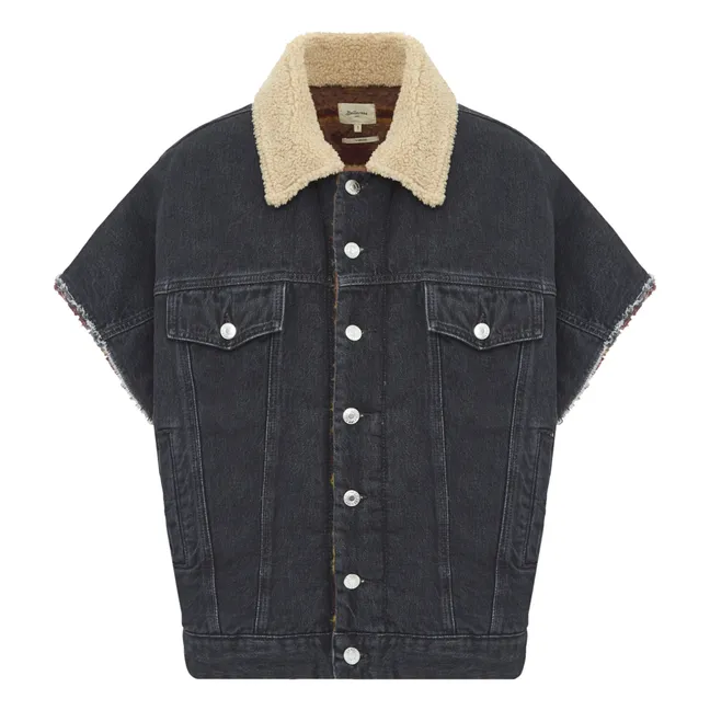 Ponca Jacke Bio-Baumwolle - Damenkollektion | Used Black