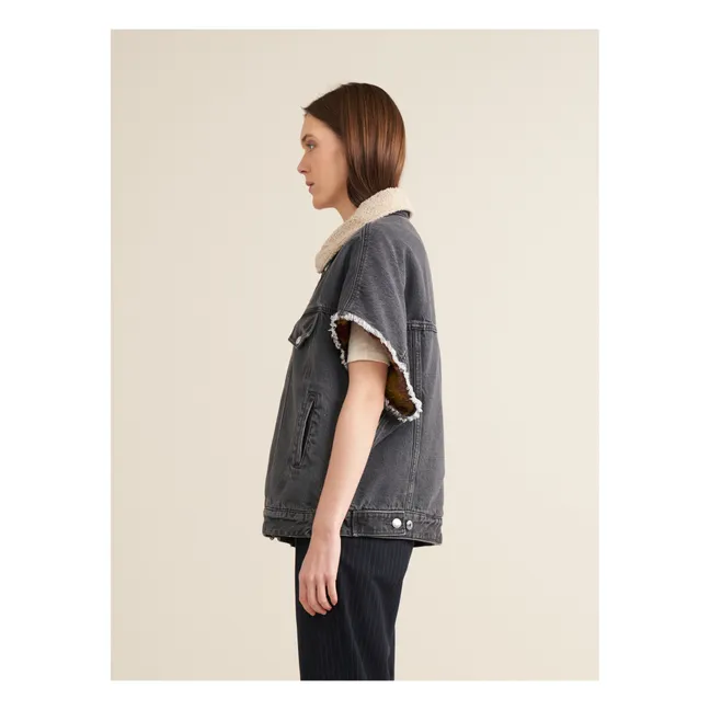 Ponca Jacke Bio-Baumwolle - Damenkollektion | Used Black