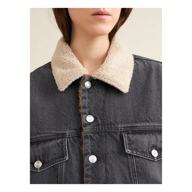 Ponca Jacke Bio-Baumwolle - Damenkollektion | Used Black