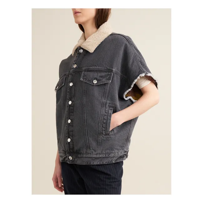 Ponca Jacke Bio-Baumwolle - Damenkollektion | Used Black