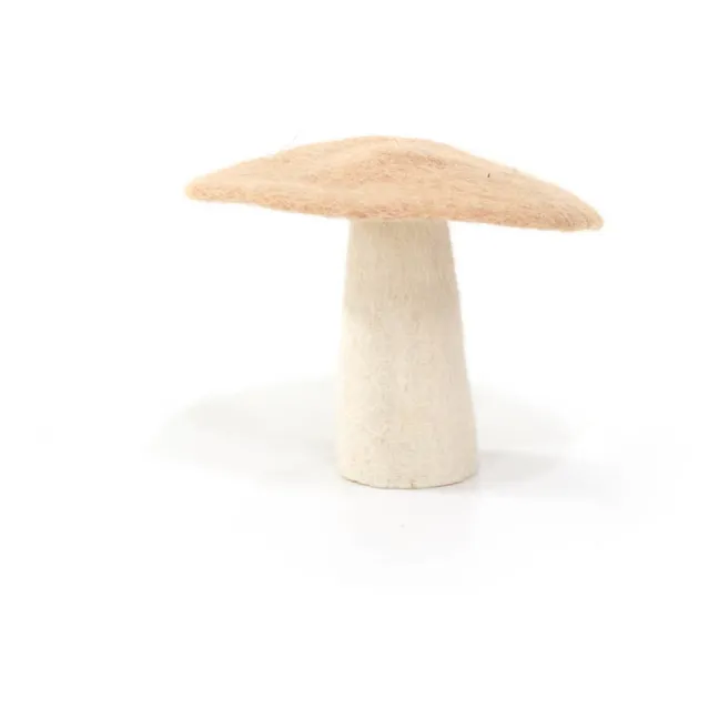 Decorative felt mushroom | Nude