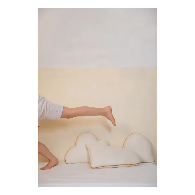 Coussin Nuage en feutre | Blanc