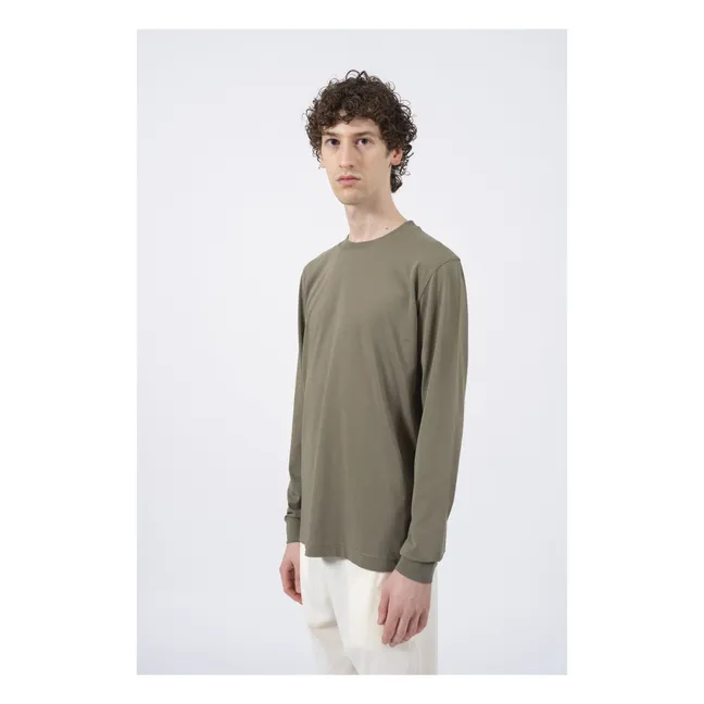 Sagace Langarm T-Shirt | Khaki