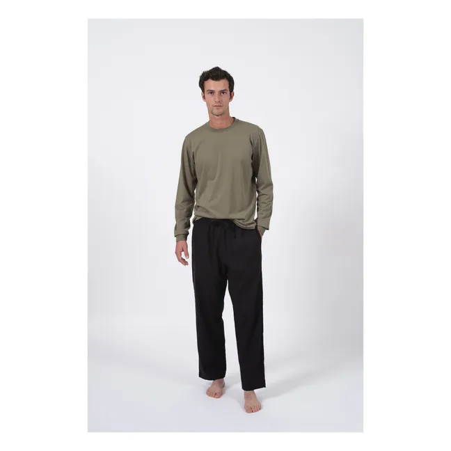 Sagace Long Sleeve T-shirt | Khaki