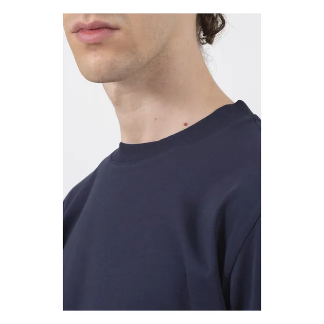 Sagace Langarm T-Shirt | Navy