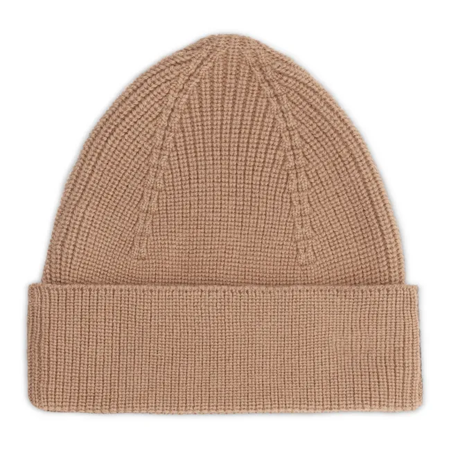 Knitted hat | Camel