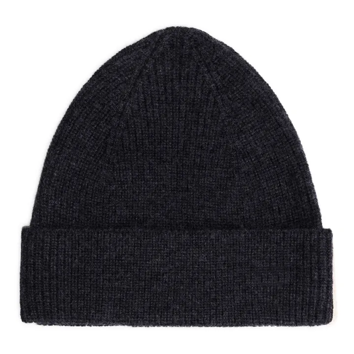 Bonnet en Maille | Gris anthracite- Image produit n°1