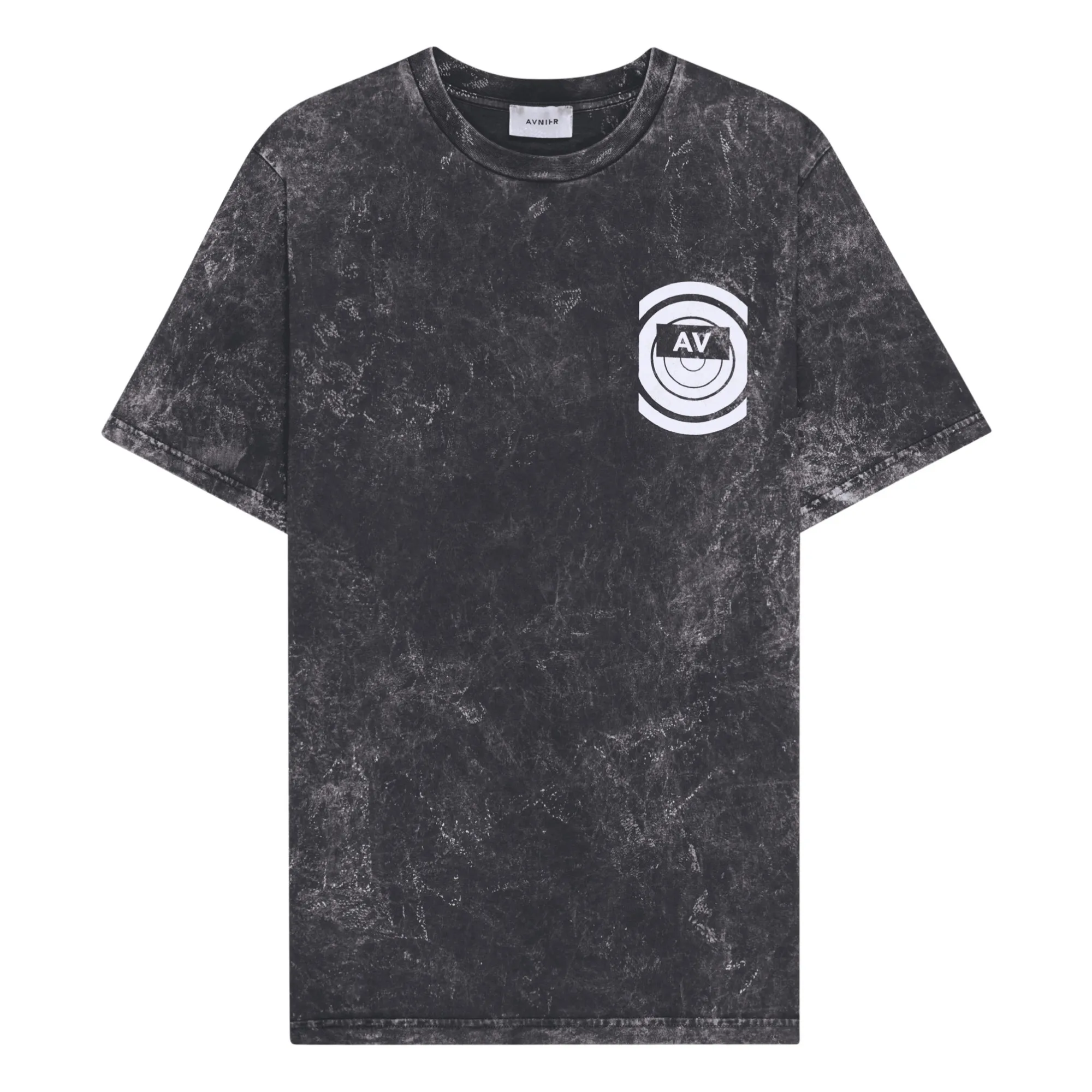 Avnier Black Source Sky Wash Radiowave Organic Cotton T-Shirt