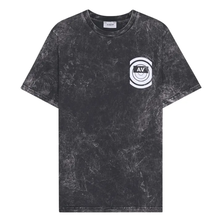 T-Shirt Source Sky Wash Radiowave aus Bio-Baumwolle | Schwarz- Produktbild Nr. 0