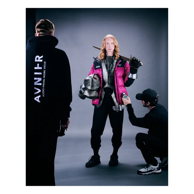 Hoodie Onset Vertical V3 Bio-Baumwolle | Schwarz