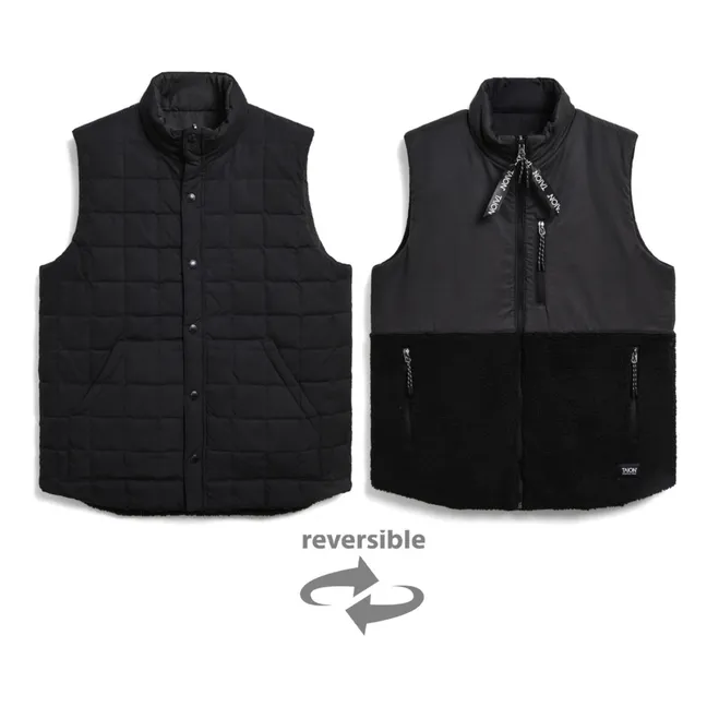 Chaqueta sin mangas Mountain Unisex Reversible | Negro