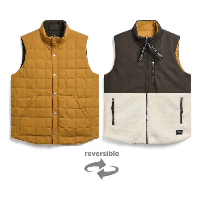 Mountain Unisex Reversible Sleeveless Jacket | Camel