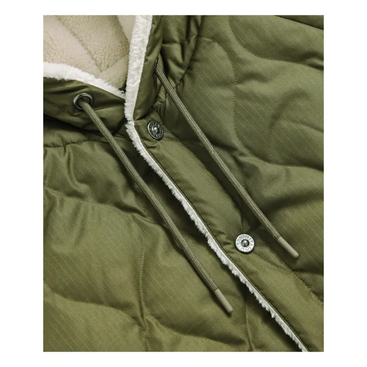 Cape Matelassée Military Unisexe | Vert olive- Image produit n°2