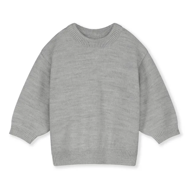 Fine Baby Sweater | Grey