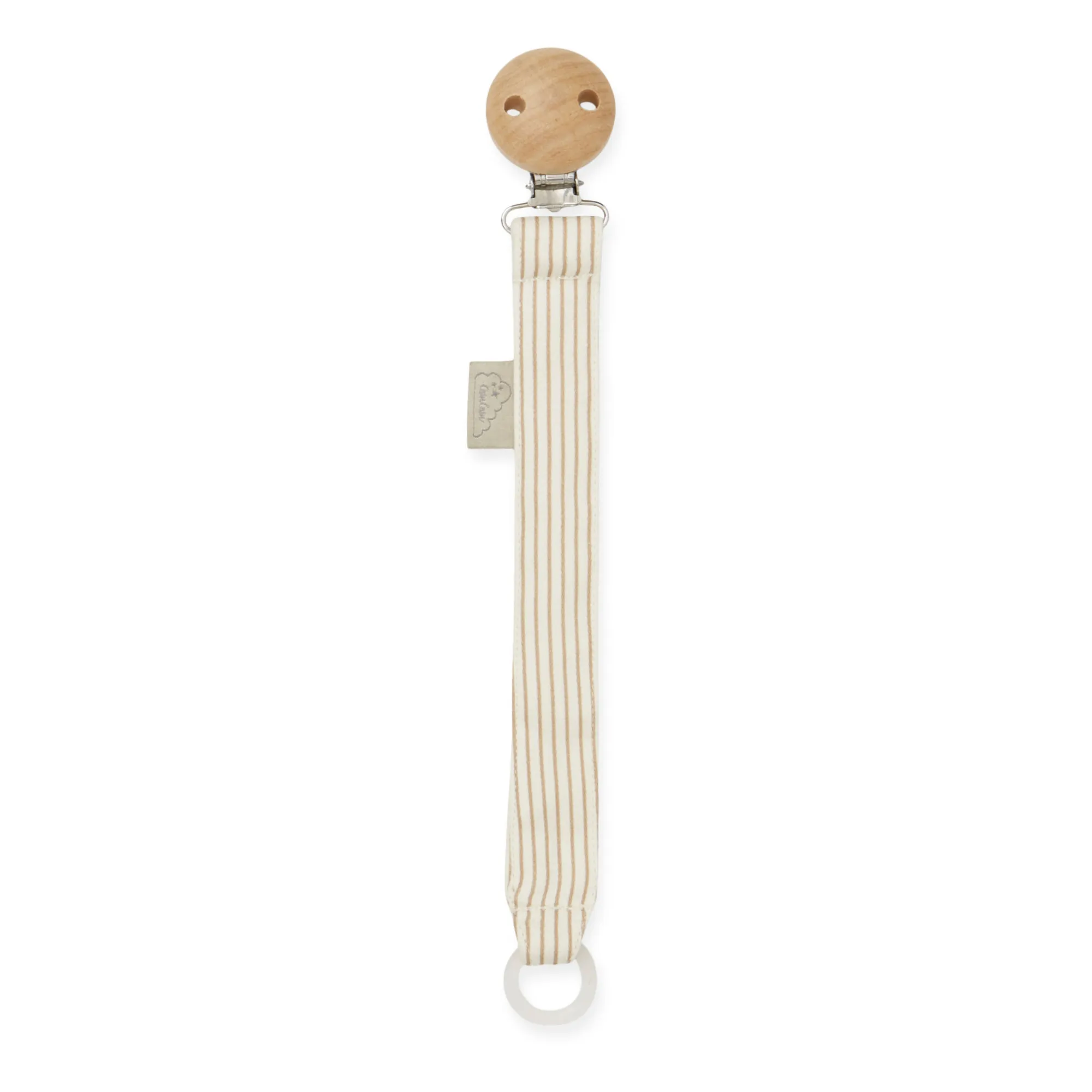 Cam Cam - Attache-tétines Stripes Camel (Cam Cam Copenhagen) - Couverture