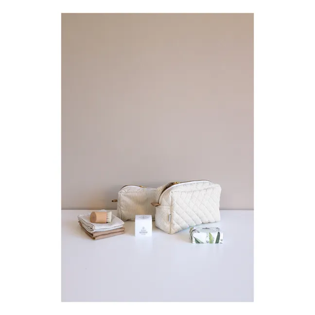 Trousse de toilette Stripes Camel