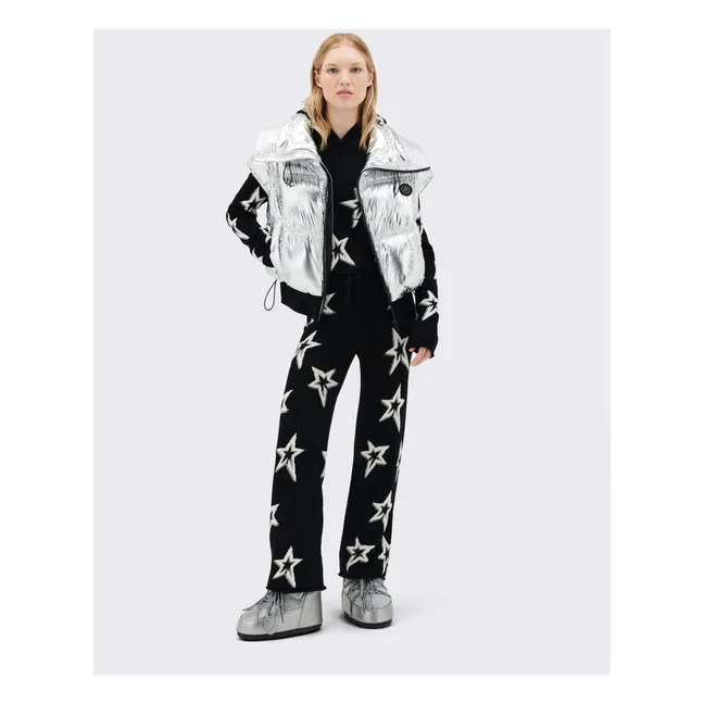 Sierra Sleeveless Ski Jacket | Silver grey