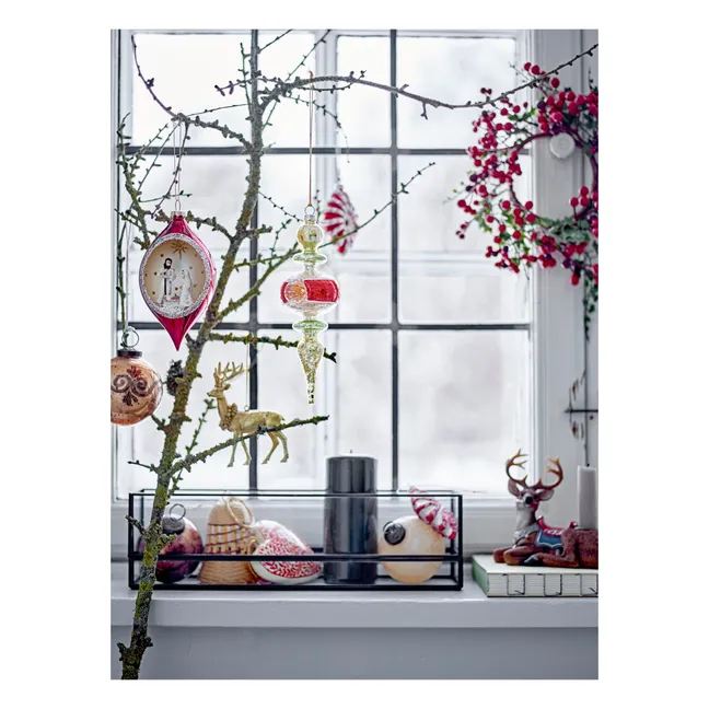 Nancy glass Christmas bauble