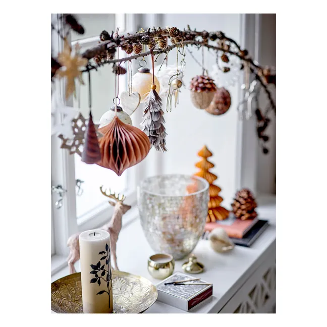 Nancy glass Christmas bauble