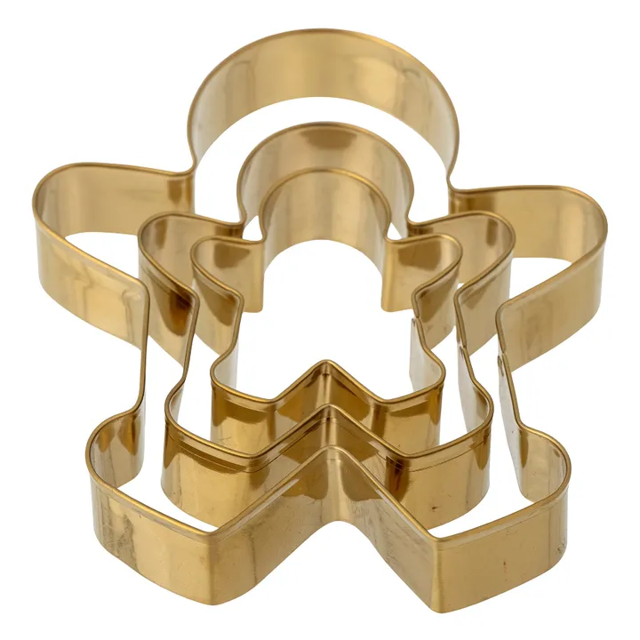 Emporte-pièces bonhommes Cailie - Lot de 3 | Or- Image produit n°0